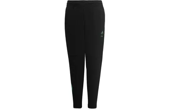 Детские трикотажные спортивные штаны Adidas, черный