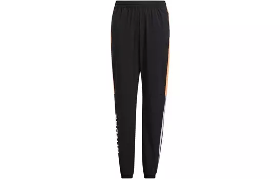 Детские трикотажные спортивные штаны Adidas, черный