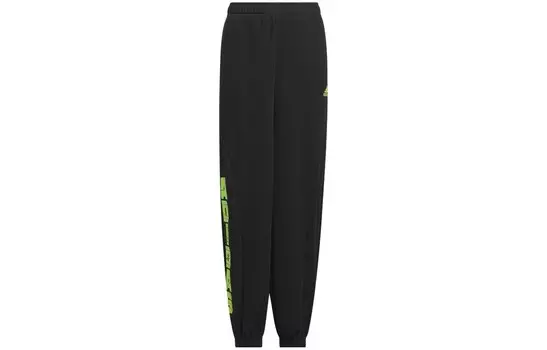Детские трикотажные спортивные штаны Adidas, черный