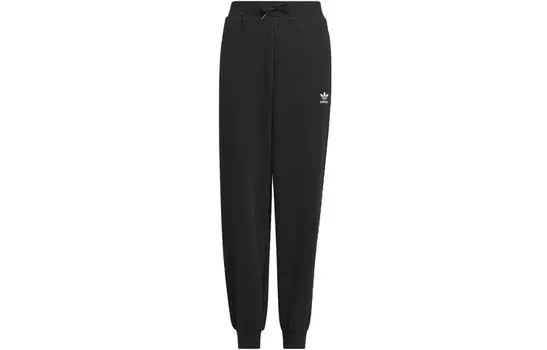 Детские трикотажные спортивные штаны Adidas, черный