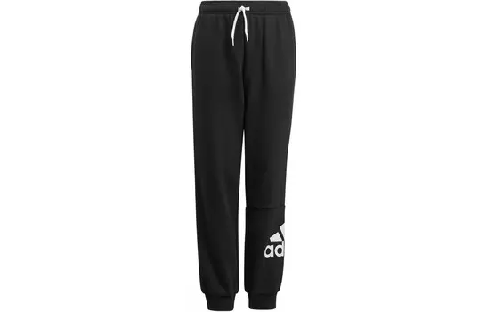 Детские трикотажные спортивные штаны Adidas, черный