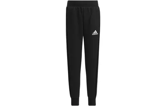 Детские трикотажные спортивные штаны Adidas, черный