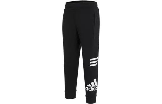 Детские трикотажные спортивные штаны Adidas, черный