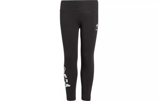 Детские трикотажные спортивные штаны Adidas, черный
