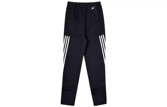 Детские трикотажные спортивные штаны Adidas, черный