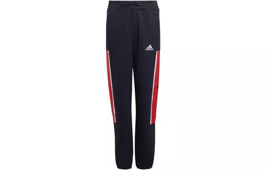 Детские трикотажные спортивные штаны Adidas, темно-синий