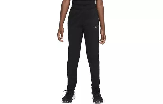 Детские трикотажные спортивные штаны Nike, черный