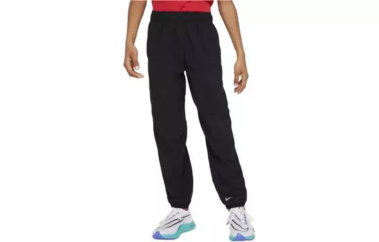 Детские трикотажные спортивные штаны Nike, цвет Black