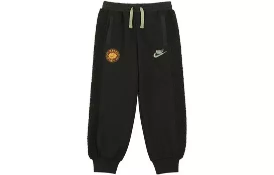 Детские трикотажные спортивные штаны Nike, цвет Black