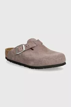 Детские замшевые тапочки Boston Birkenstock, розовый