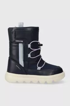 Детские зимние ботинки Geox, темно-синий