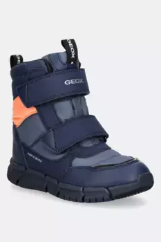Детские зимние ботинки Geox, темно-синий