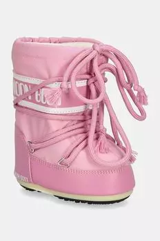 Детские зимние ботинки ICON MINI NYLON Moon Boot, розовый