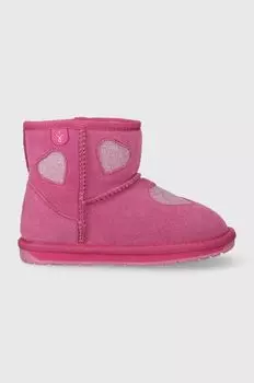 Детские зимние ботинки K12958 Barton Heart Emu Australia, розовый