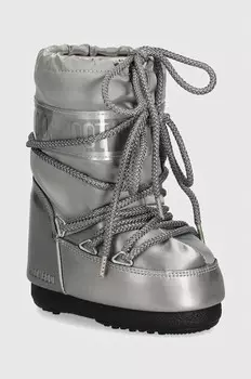 Детские зимние ботинки Moon Boot ICON GLANCE, серебряный