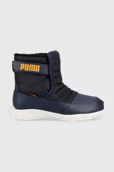 Детские зимние ботинки Puma, темно-синий