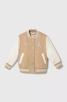 Детский бомбер Abercrombie & Fitch, бежевый