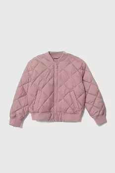 Детский бомбер Abercrombie & Fitch, розовый