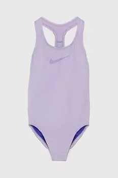 Детский цельный купальник Nike Kids, фиолетовый