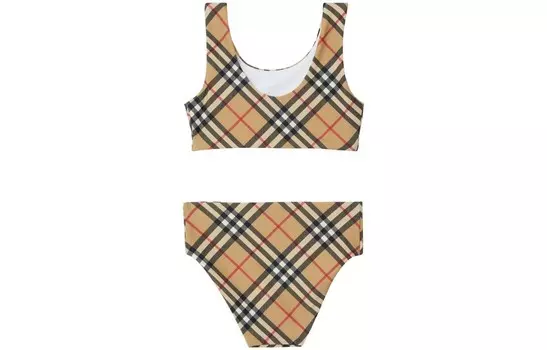 Детский детский купальник Burberry, хаки