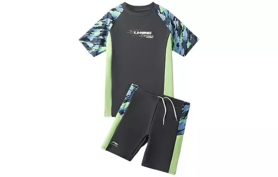 Детский детский купальник Lining, синий