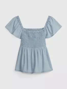 Детский джинсовый топ Gap, синий