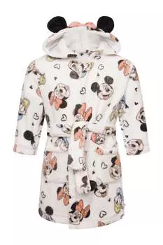 Детский халат с Минни Маус Brand Threads Disney, белый