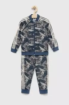 Детский комбинезон adidas Originals, темно-синий
