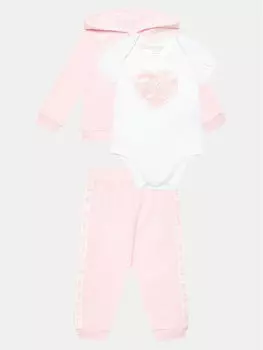 Детский костюм regular fit Guess, розовый