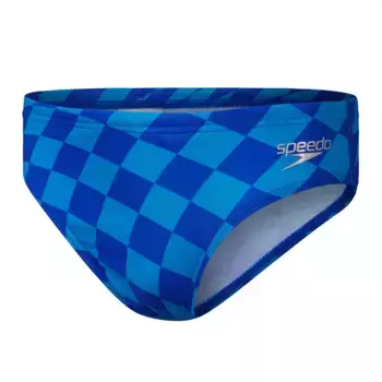 Детский купальник 6,5 см Allover Digital Brief Speedo, синий