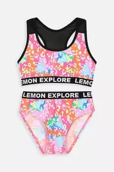 Детский купальник из двух частей Lemon Explore, розовый
