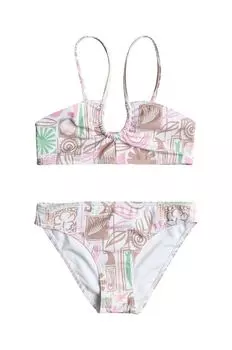 Детский купальник из двух частей Roxy, фиолетовый