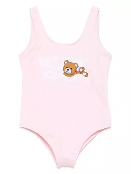 Детский купальник с логотипом Moschino Moschino Kids, розовый