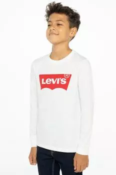 Детский лонгслив Levi's., белый