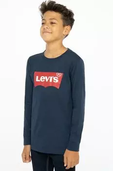 Детский лонгслив Levi's., темно-синий