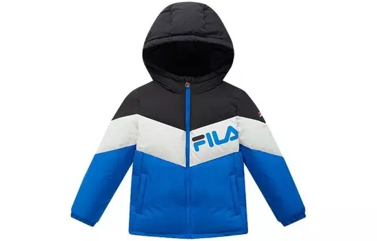 Детский пуховик FILA, цвет Knight Blue-PRB