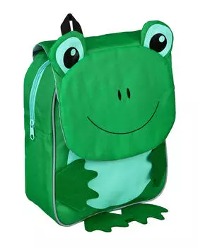 Детский рюкзак happy friends frog, зеленый