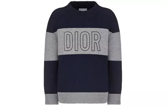 Детский свитер Dior, темно-синий