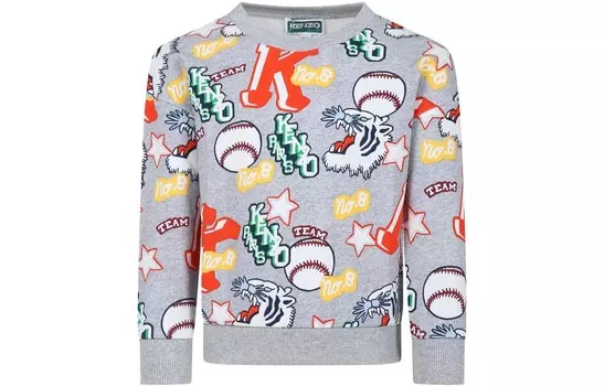 Детский свитер Kenzo, серый