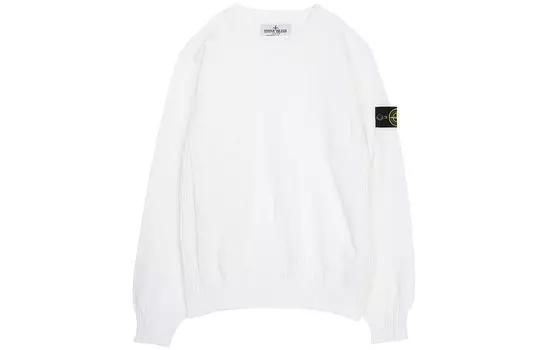 Детский свитер Stone Island, белый