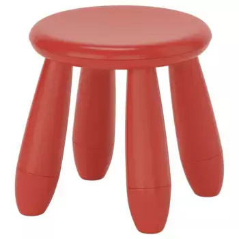 Детский табурет, красный MAMMUT IKEA