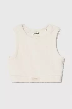 Детский топ Guess, бежевый