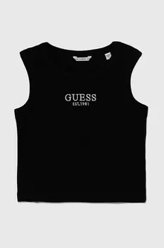 Детский топ Guess, черный