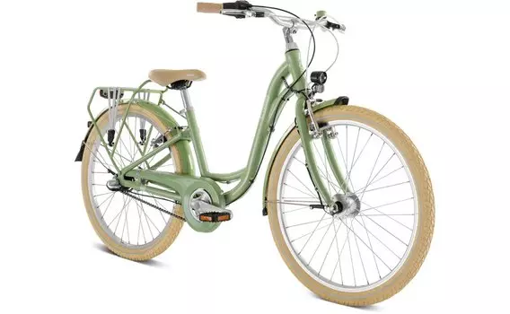 Детский велосипед Puky Skyride 24-3 Classic - 24 дюймов - Tiefeinsteiger - 2025, цвет Grn|retro-green