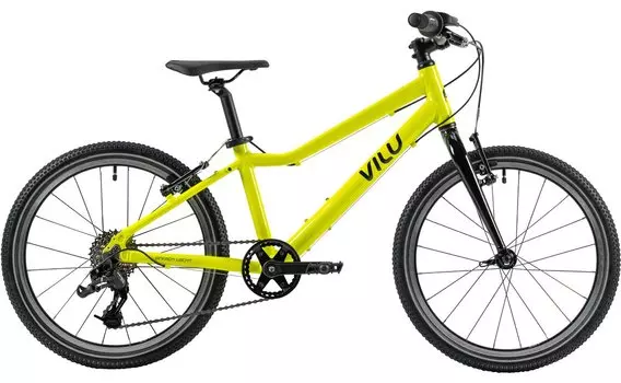 Детский велосипед Vilu ZWANZIG - 20 дюймов - Diamant - 2024, цвет Grn|greenishyellow/black