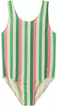 Детский зеленый и розовый купальник Hippy Honey Bee maed for mini