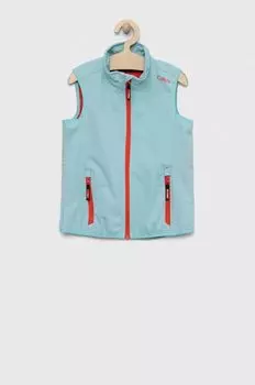 Жилет CMP, бирюзовый/красный