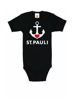 Детское боди Сен-Паули LOGOSHIRT, черный