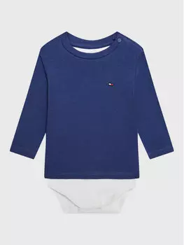 Детское боди стандартного кроя Tommy Hilfiger, синий