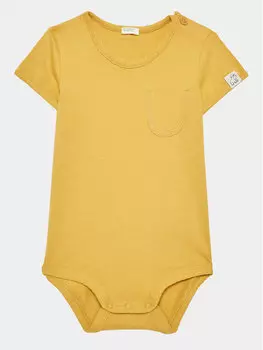 Детское боди стандартного кроя United Colors Of Benetton, желтый